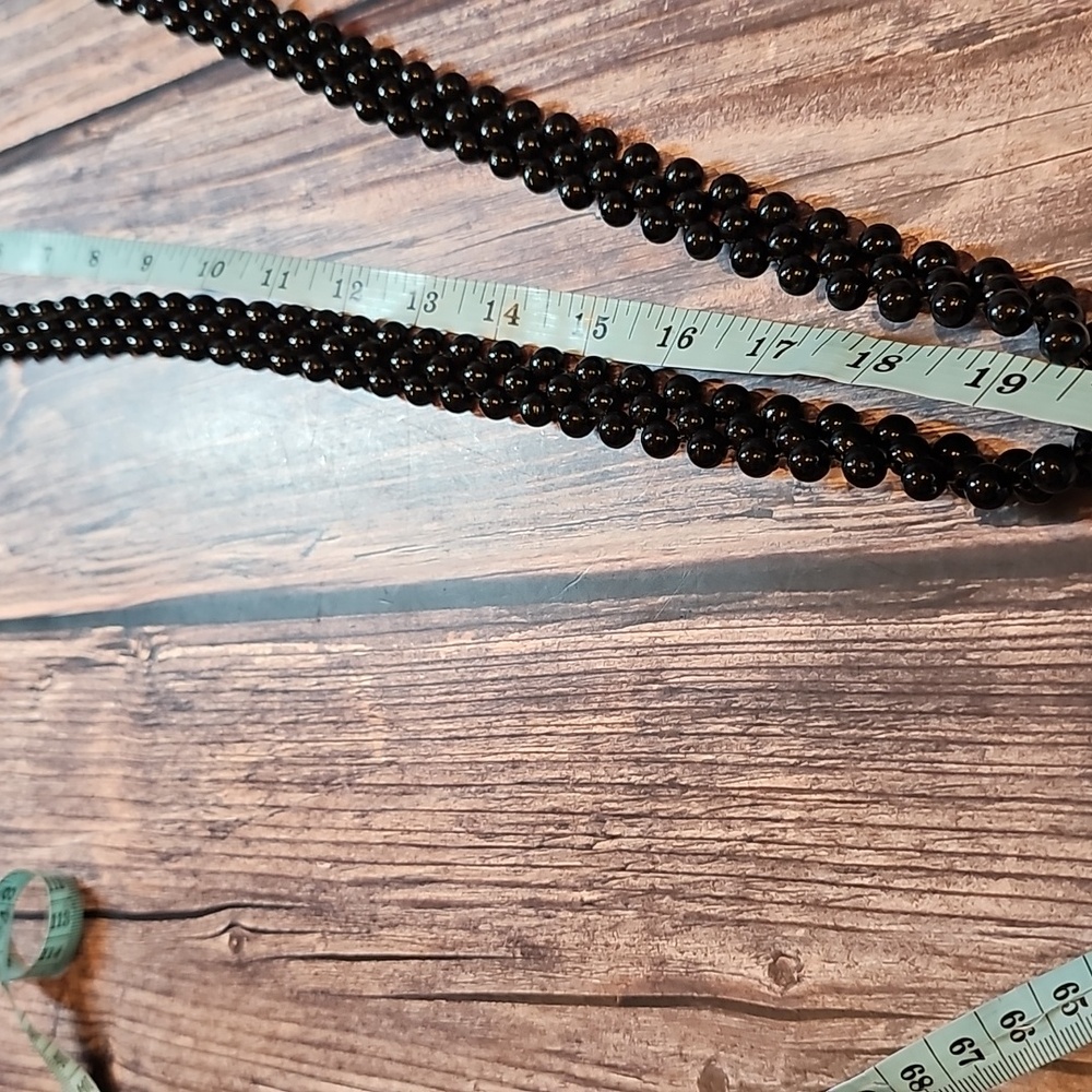 BLACK BEADED CROSSBODY BAG - Picture 10 of 10